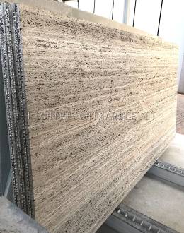 TRAVERTINO TITANIUM - Lighweight marble - Producied by FFPANELS®