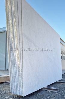 BIANCO CARRARA - Lighweight marble - Producied by FFPANELS®