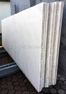 BIANCO VOLAKAS - Lighweight marble - Producied by FFPANELS®